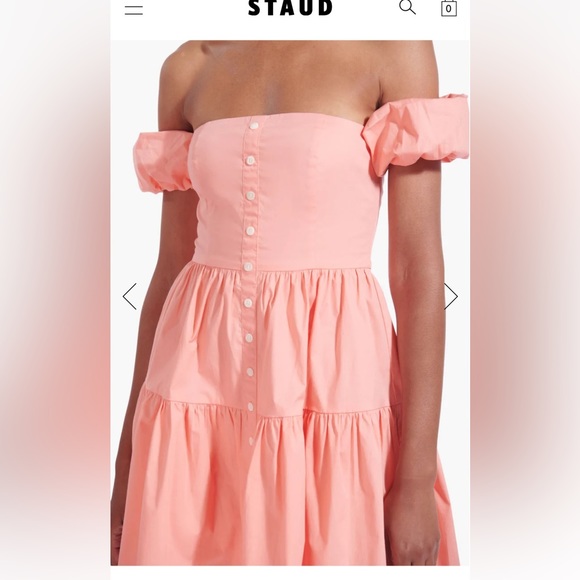 STAUD ELIO MINI DRESS - Picture 2 of 11